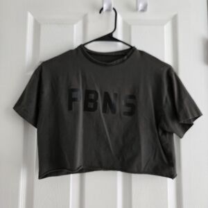 Proud-Never Satisfied Crop - Hunter Green - XS